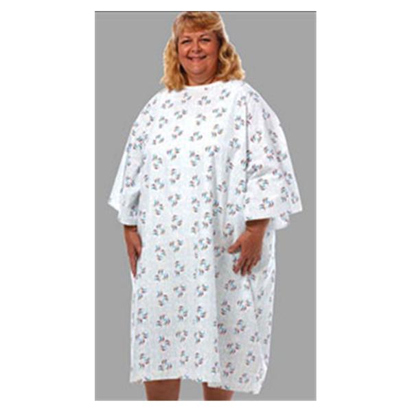 Fashion Seal Gown Patient Poly/Ctn Sm 47" Unsx Rndrp Bck Ovrlp Adlt 1/EA