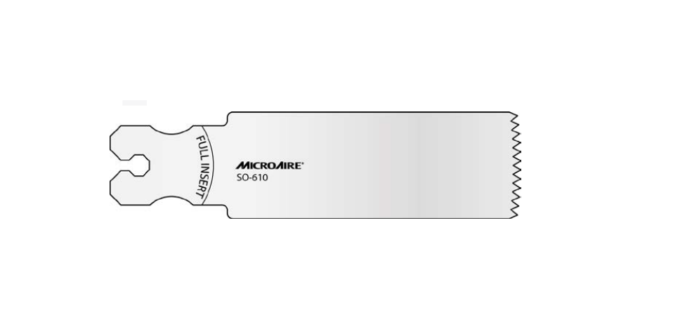 Microaire Surgical Oscillating Blades - BLADE, SAW, OSC, LARGE, 25.4MMX85MMX1.47MM - SO-611