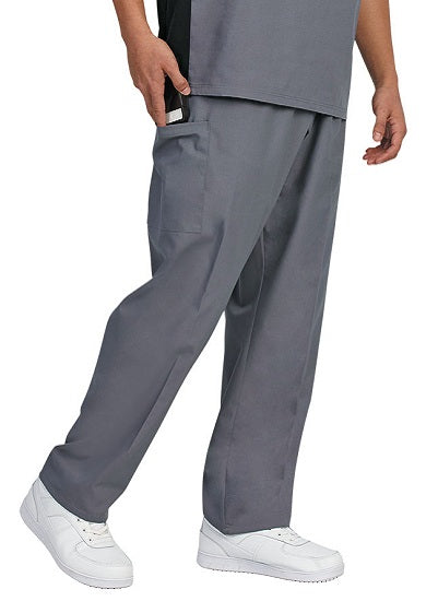 Unisex Fashion Poplin Fashion Scrub Pants Pewter