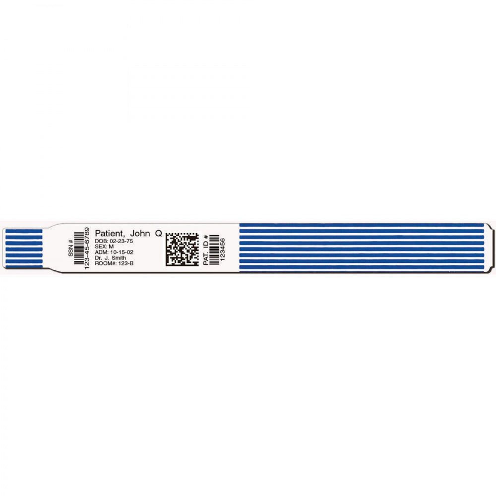 Scanband Plus Adult Bb At Perf- 1.5" Core- Wounds In- Blue 7906-13-Pdh