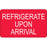 Label Paper Permanent Refrigerate Upon 1" Core 2 1/2" X 1 1/2" Red 500 Per Roll, 2 Rolls Per Box