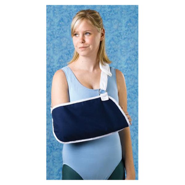 Medline Industries  Sling Deep Pocket Arm Cotton/Polyester Navy Size X-Large Ea