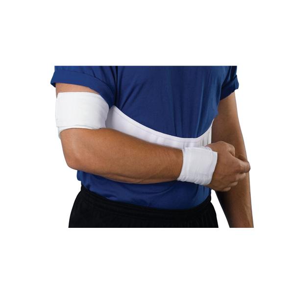 Medline Industries  Immobilizer Stabilizer Shoulder Elstc Wht Sz X-Large Universal Ea