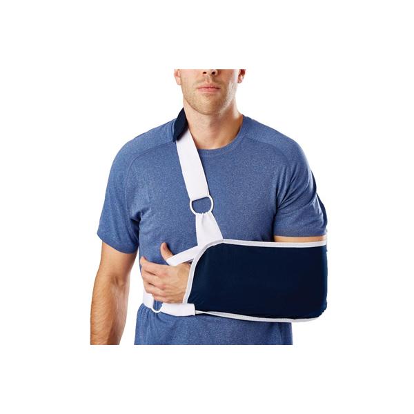 Medline Industries  Immobilizer Sling Adult Shoulder Ctn 12x4.5 Blk Sz XS Univ Ea