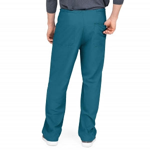 Medline PerforMAX Unisex Reversible Scrub Pants with Front Drawstring - PerforMAX Unisex Reversible Drawstring Scrub Pants with Angelica Color-Coding, Size S Regular Inseam, Caribbean Blue - 800NNTS-CA