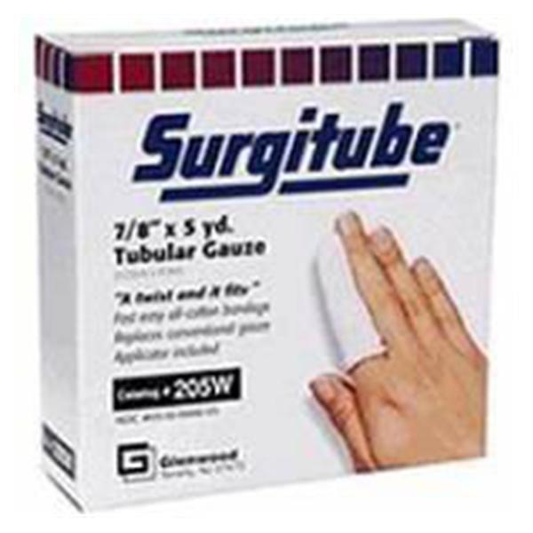 Integra LifeSciences  Bandage Surgitube .88"x5yd Gauze Cotton Size 2 White LF NS Rl, 12 RL/CA (GL205W)