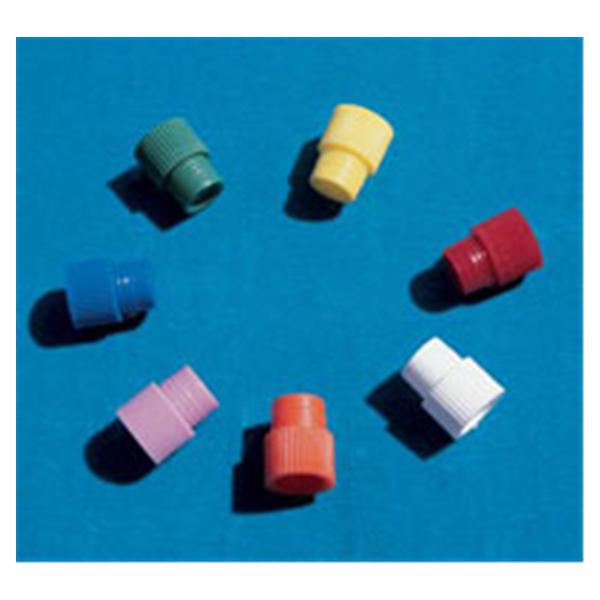 Stockwell Scientific Hollow Top Plug Cap Low Density Polyethylene Blue 1000/BX