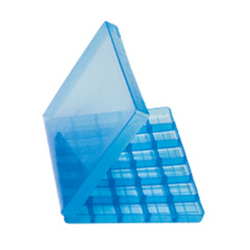 Troche Mold with Hinged Lid (30 Cavity)blue