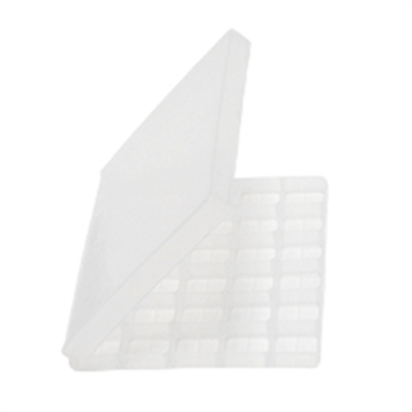 Troche Mold with Hinged Lid (30 Cavity) clear