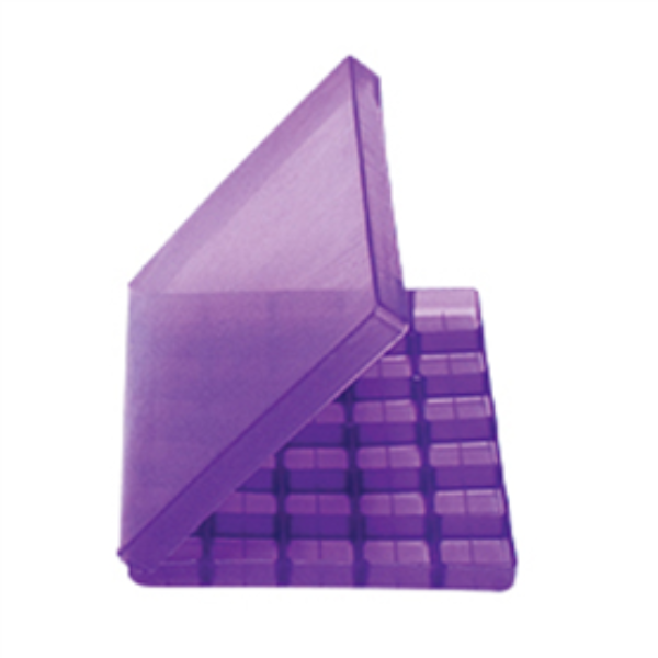 Troche Mold with Hinged Lid (30 Cavity) purple