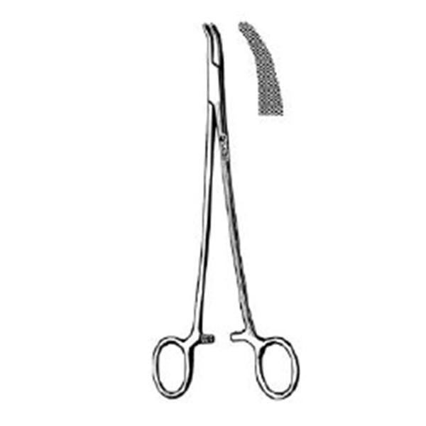 Sklar Instruments Holder Needle Heaney 8-1/4" Cross Serrated Curved SS Ea