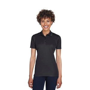 Ultraclub UltraClub Ladies' Cool & Dry Mesh Piqué Polo - 100% Polyester Cool and Dry Mesh Pique Polo Shirt, Women's, Black, Size 3XL - 8210L BLACK 3XL