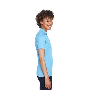 Ultraclub UltraClub Ladies' Cool & Dry Mesh Piqué Polo - 100% Polyester Cool and Dry Mesh Pique Polo Shirt, Women's, Columbia Blue, Size XL - 8210L CLB XL