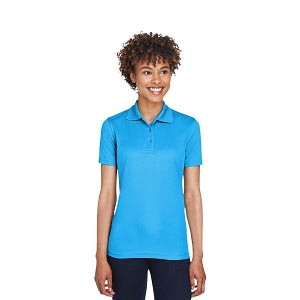 Ultraclub UltraClub Ladies' Cool & Dry Mesh Piqué Polo - 100% Polyester Cool and Dry Mesh Pique Polo Shirt, Women's, Coast, Size L - 8210L COAS L