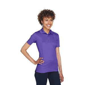 Ultraclub UltraClub Ladies' Cool & Dry Mesh Piqué Polo - 100% Polyester Cool and Dry Mesh Pique Polo Shirt, Women's, Purple, Size M - 8210L PURP M