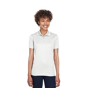 Ultraclub UltraClub Ladies' Cool & Dry Mesh Piqué Polo - 100% Polyester Cool and Dry Mesh Pique Polo Shirt, Women's, White, Size XL - 8210L WHITE XL
