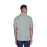 Ultraclub Unisex Polo Shirts - 100% Polyester Pocket Polo Shirt, Unisex, Gray, Size 3XL - 8210P SILVER 3XL