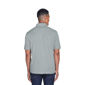 Ultraclub Unisex Polo Shirts - 100% Polyester Pocket Polo Shirt, Unisex, Gray, Size L - 8210P SILVER L