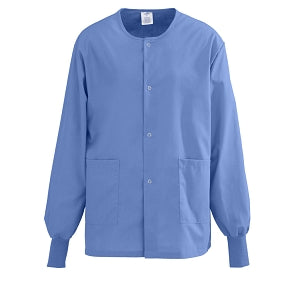 Medline Unisex PerforMAX Snap-Front Warm-Up Jackets - Performax 829 Warmup Jacket Ceil, Size S - 829NNTS