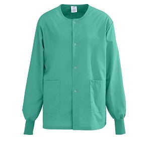 Medline Unisex PerforMAX Snap-Front Warm-Up Jackets - Performax 829 Warmup Jacket Jade, Size L - 829NNTL