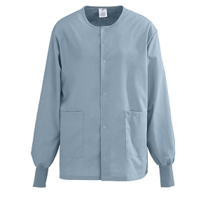 Medline Unisex PerforMAX Snap-Front Warm-Up Jackets - Performax 829 Warmup Jacket Misty, Size M - 829NNTM