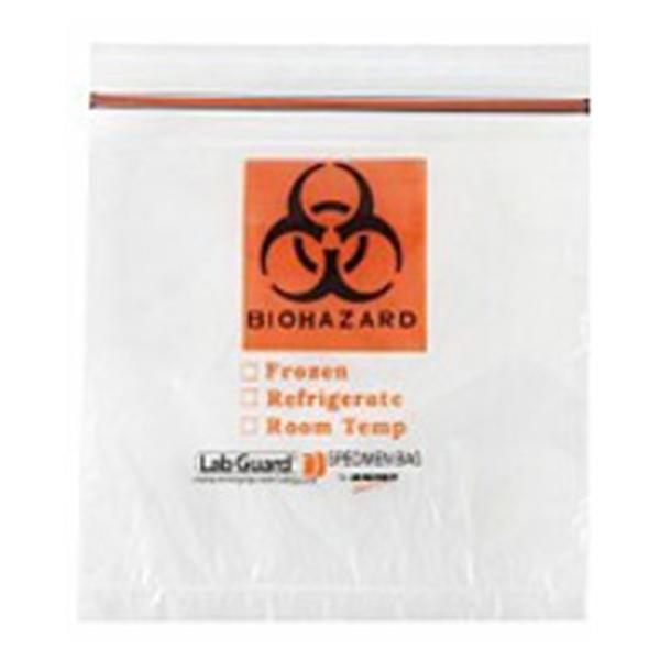 MiniGrip Bag Specimen Lab Guard 8x8" Clear 1.75mil 3 Wall 1000/Ca