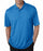 Ultraclub Men's Cool and Dry Elite Mini-Check Jacquard Polo - Cool and Dry Elite Mini Check Polo Shirt, Men's, Pacific Blue, Size S - 8305PACFS