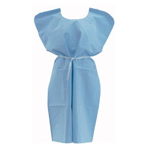 Medline Industries  Gown Surgical Sirus Lg/XLng Blu Poly Rnfrc AAMI L4 Strl LF 20/Ca