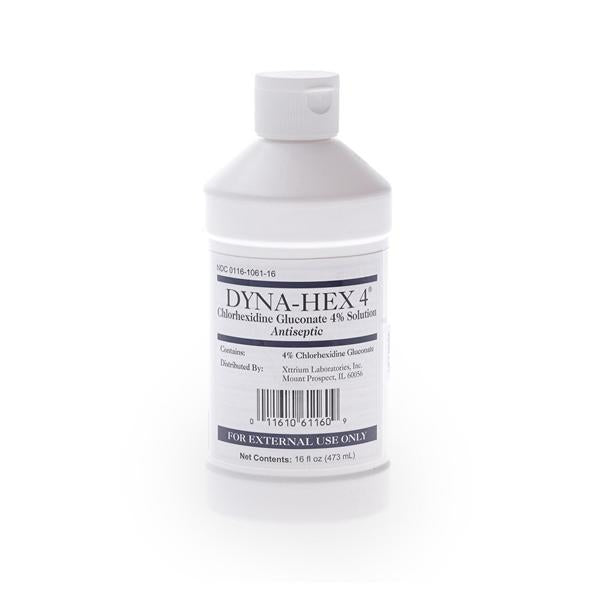 Medline Industries  Sanitizer Liquid DYNA-HEX 4 16 oz 16oz/Bt, 12 BT/CA (MDS098715)