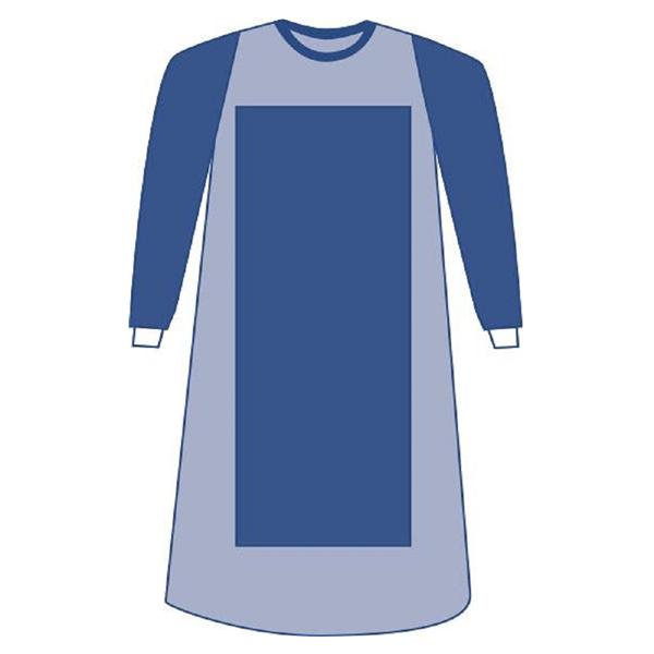 Medline Industries  Gown Surgical Sirus 2XL/XLng Blu Poly Rnfrc AAMI L4 Strl LF 18/Ca (DYNJP2229S)