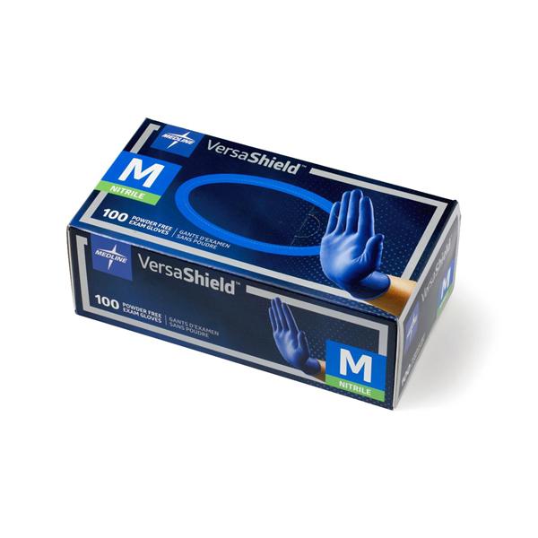 Medline Industries  Gloves Exam Powder-Free Nitrile Latex-Free Medium 1000/Ca