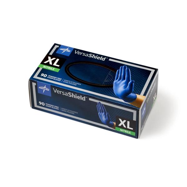 Medline Industries  Gloves Exam Powder-Free Nitrile Latex-Free X-Large 1000/Ca (VS311XL)