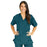 Medline PerforMAX Women's V-Neck Tunic Scrub Top with 2 Pockets - PerforMAX Women's V-Neck 2-Pocket Tunic Scrub Top, Size L, Caribbean Blue - 839NNTL