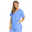 Medline PerforMAX Women's V-Neck Tunic Scrub Top with 2 Pockets - PerforMAX Women's V-Neck 2-Pocket Tunic Scrub Top, Size 2XL, Ceil Blue - 839NNTXXL