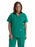 Medline PerforMAX Women's V-Neck Tunic Scrub Top with 2 Pockets - DBS-TUNIC, SCRUB, PMAX, JADE, 4XL - 839NNT4XL