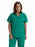Medline PerforMAX Women's V-Neck Tunic Scrub Top with 2 Pockets - PerforMAX Women's V-Neck 2-Pocket Tunic Scrub Top, Size 3XL, Jade - 839NNTXXXL