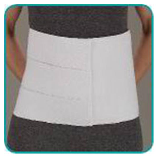 Deroyal Industries  Binder Compression Adult Abdominal Elastic 3Pnl Wht Sz 9 Sm/Md Ea