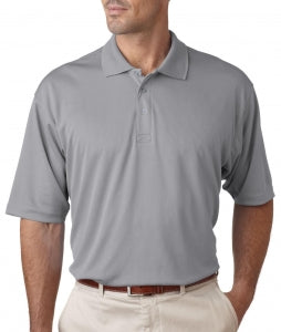 Ultraclub UltraClub Men's Cool & Dry Sport Polo - DBD-UC POLO SHIRT GREY L - 58415065