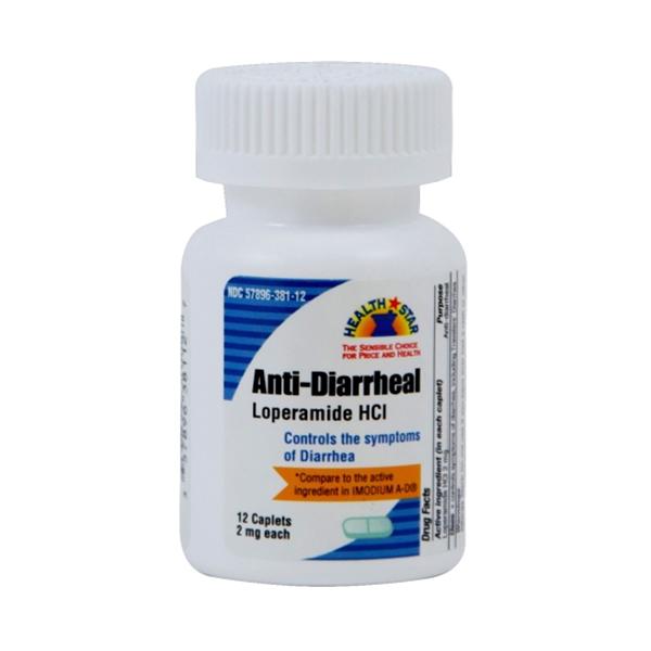 Geri-Care Pharmaceuticals Loperamide Caplets 2mg 12/Bt, 12 BT/CA (57896038112)