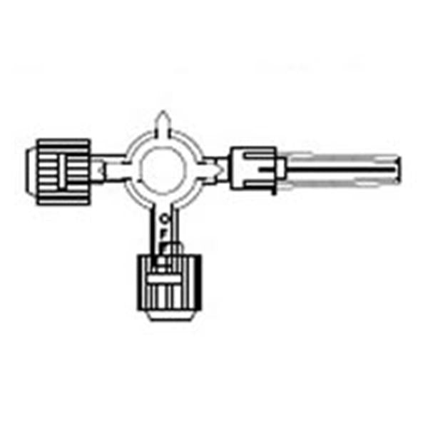 Icu Medical Stopcock 3-Way Priming Volume 0.4mL Male SPIN-LOCK 50/Ca