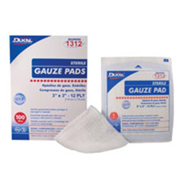 Dukal oration Bandage 3x3" Gauze 100% Cotton LF Sterile 100/Bx, 24 BX/CA (1312)