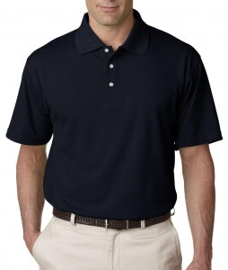 Ultraclub UltraClub Men's Cool & Dry Stain-Release Performance Polo - 100% Polyester Cool and Dry Stain-Release Performance Polo Shirt, Men's, Black, Size 3XL - 59215018