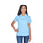 Ultraclub Ladies Cool and Dry Sport Polo - 100% Polyester Cool and Dry Stain-Release Performance Polo Shirt, Women's, Columbia Blue, Size S - 8445L-COLUMBIA BLUE-S