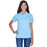 Ultraclub Ladies Cool and Dry Sport Polo - 100% Polyester Cool and Dry Stain-Release Performance Polo Shirt, Women's, Columbia Blue, Size XL - 8445L-COLUMBIA BLUE-XL