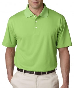Ultraclub UltraClub Men's Cool & Dry Stain-Release Performance Polo - 100% Polyester Cool and Dry Stain-Release Performance Polo Shirt, Men's, Light Green, Size L - 59215545