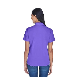 Ultraclub Women's Cool and Dry Stain-Release Performance Polo - 100% Polyester Cool and Dry Stain-Release Performance Polo Shirt, Women's, Purple, Size 2XL - 8445L PURPLE XXL