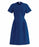 Medline Comfort Ease Scrub Dresses - DBD-DRESS, SCRUB, STEP-IN, 2 PKT, MIDNIGHT, X - 844JNTXS