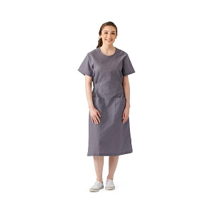 Medline Step-In Scrub Dresses - DBD-DRESS, SCRUB, ANGELSTAT CHARCOAL S - 844JNTS Medline Step-In Scrub Dresses - DBD-DRESS, SCRUB, ANGELSTAT CHARCOAL S - 844JNTS