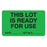 Phlebotic Label Green 2-1/2x1-1/2" This Lot Ready For Use 1000/Rl