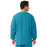 Medline Unisex AngelStat Snap-Front Warm-Up Scrub Jackets - AngelStat Unisex Snap Front Scrub Jacket, Peacock, Size 3XL - 849NBTXXXL